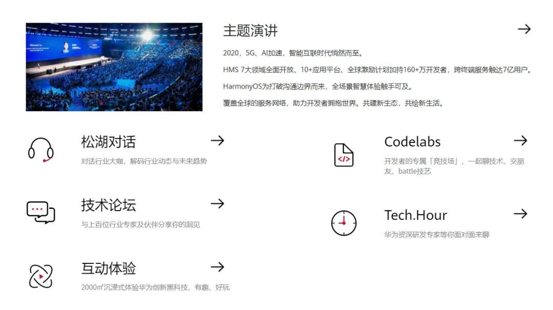 定了2020年華為開發者大會繼續在東莞看點提前劇透