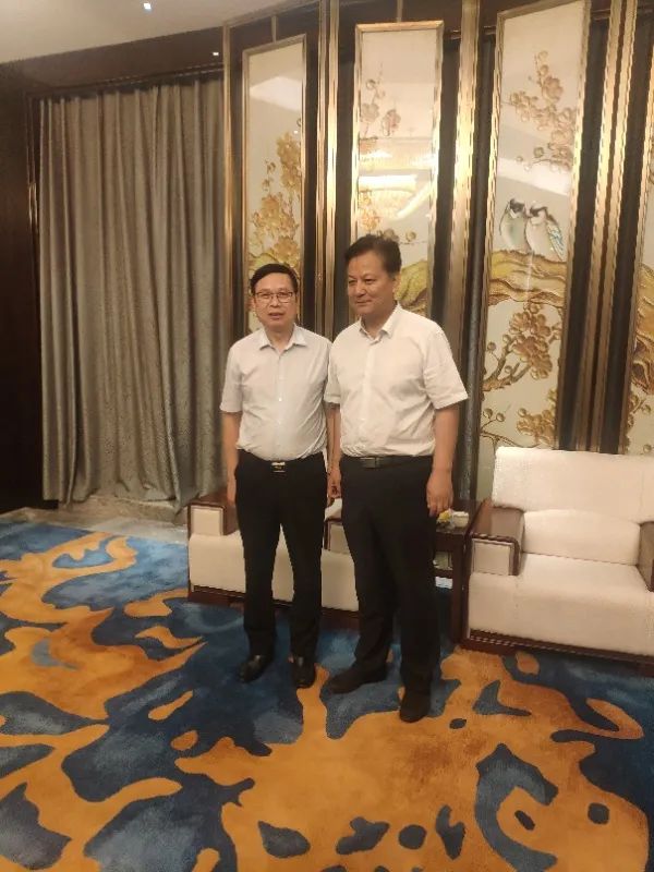 褚锦锋会见中铁大桥局集团副总经理李富昌