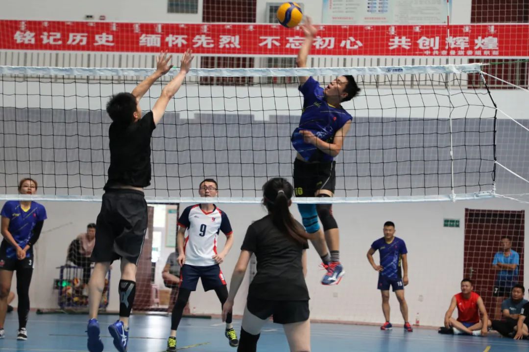 旗直机关庆八一排球比赛圆满结束