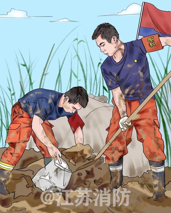 走心了,9幅插画致敬最美火焰蓝