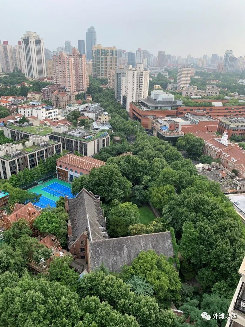 芝大厦:衡山路41号如上角度少见,爱德华小哥哥从衡山路41号俯瞰到国际