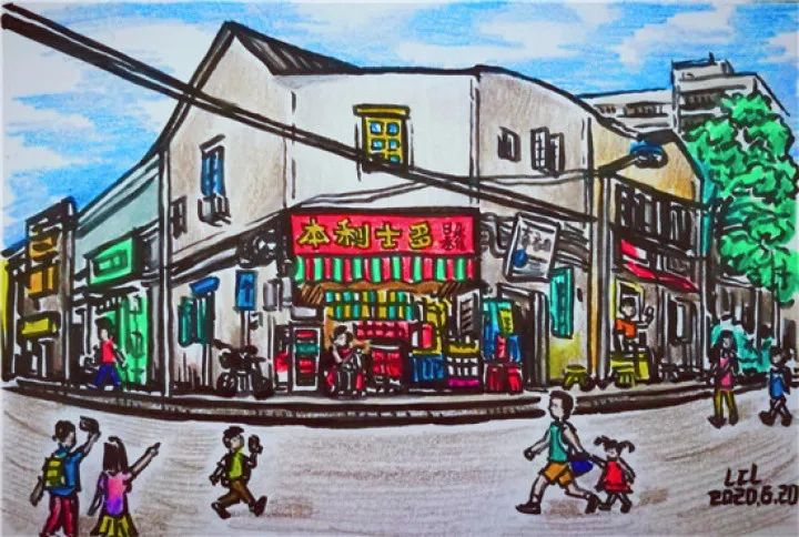 湛江这组手绘明信片火了你能认出这些地方吗