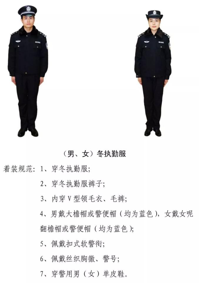 必讀人民警察著裝規範