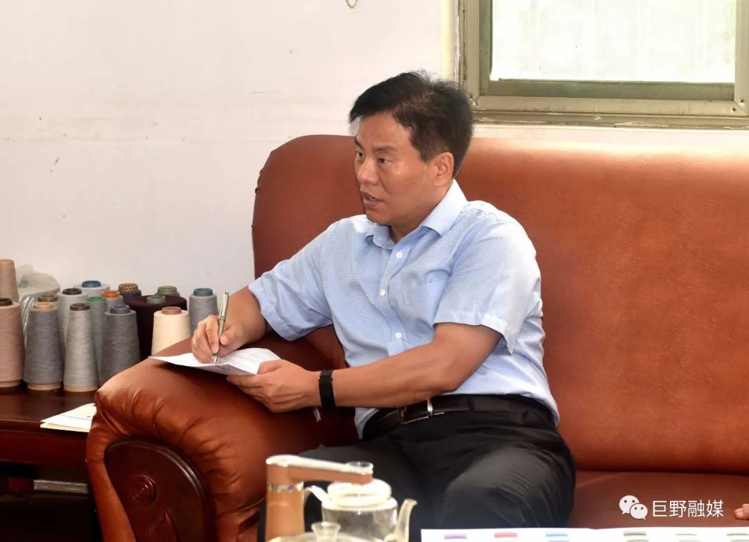 王昌华到帮包企业调研座谈