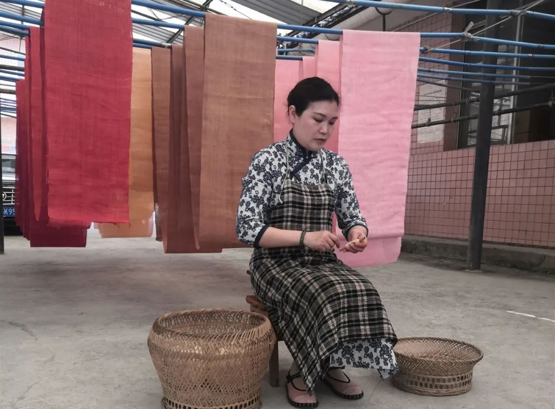 巾帼榜样风采展黄秀英夏布世家走出的致富带头人