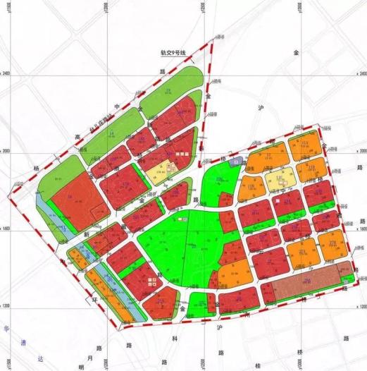 上海又一个城市副中心规划公示了将建14栋百米建筑群两栋超300米高楼