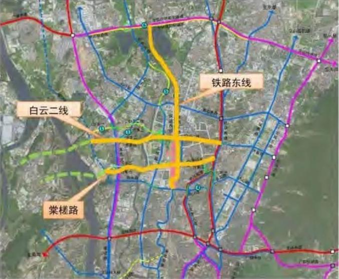 白云站周边线路有调整涉及白云二线棠槎路铁路东线