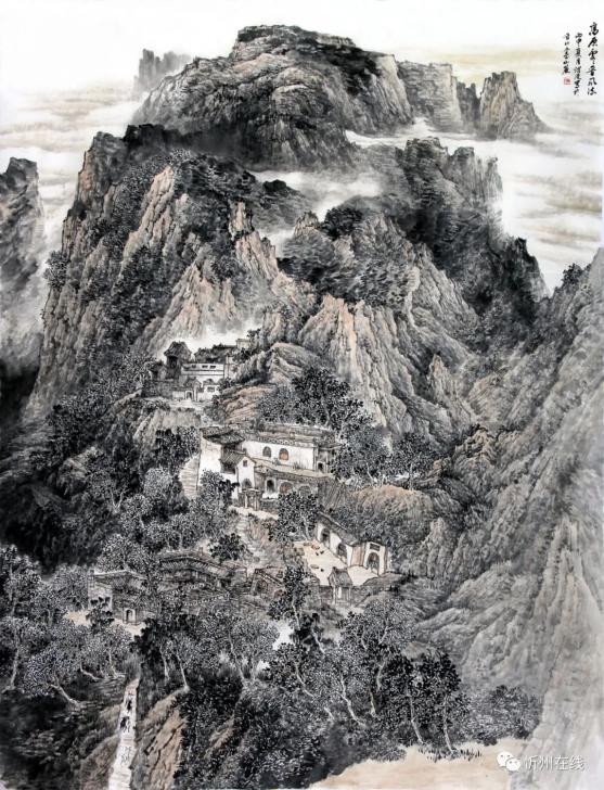 忻州画家殷渭凌:穷峰峦波澜之变于笔端