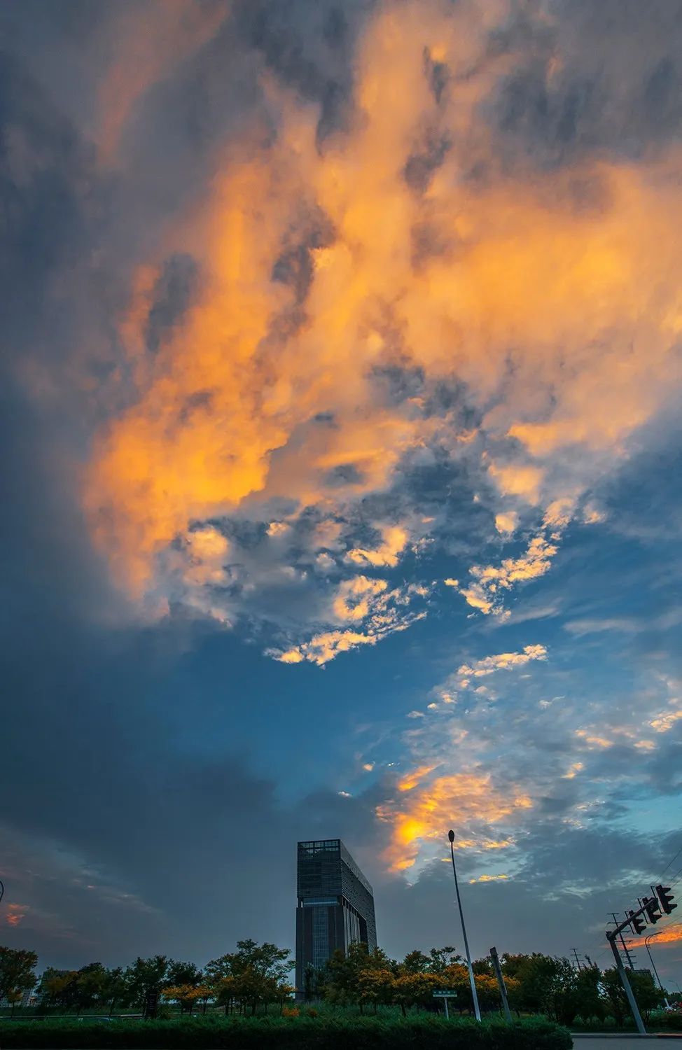 醉美雍阳落日温柔晚霞迷人