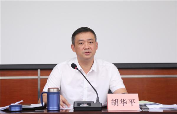 胡华平在会议上讲话