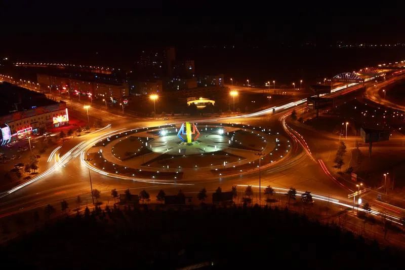 松原夜景的城市图片图片