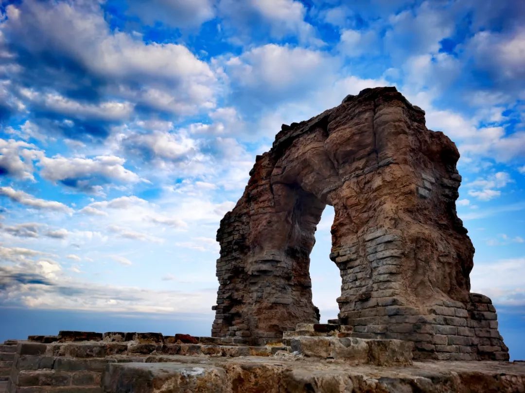 山阴广武长城月亮门成功修复