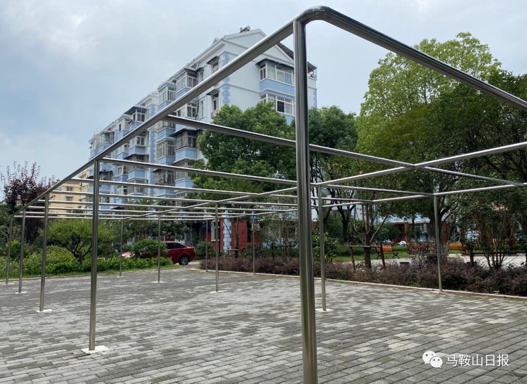 小区设置"共享晾衣架",晒出居民幸福感