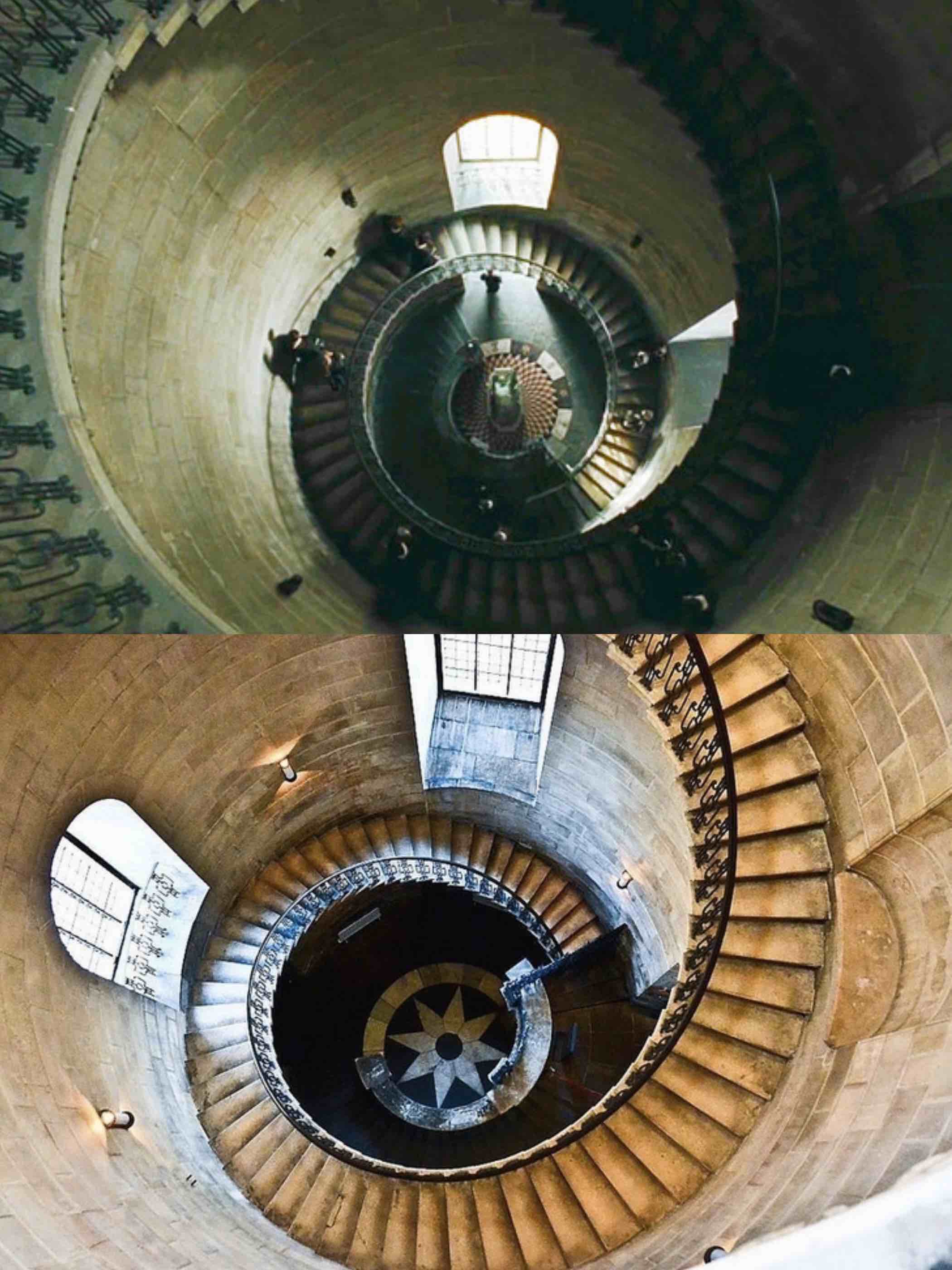 霍格沃茨魔法学校的学生们去上特里劳尼教授占卜课时经过的螺旋楼梯