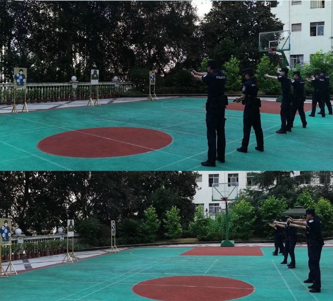 装弹！上膛！射击！ 重庆市三中法院法警支队开展警用武器实弹射击训练(组图)