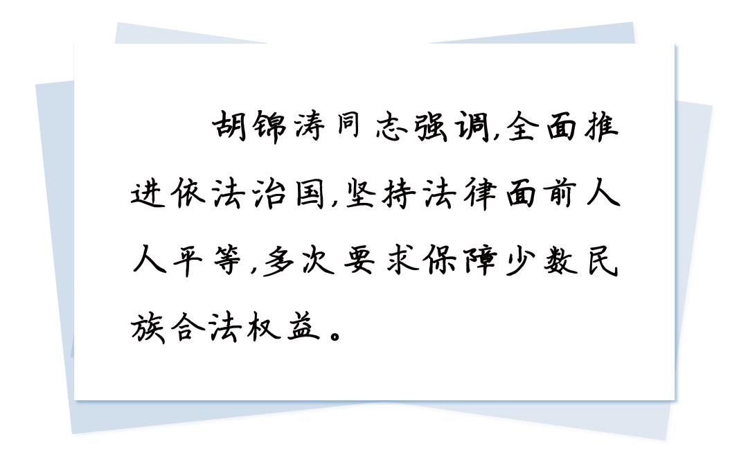 闵言平:坚持用法律保障民族团结