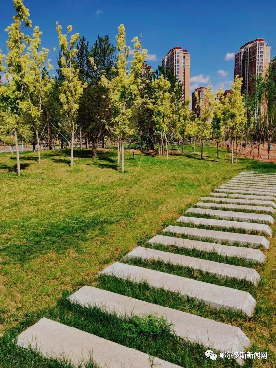10月15日完工伊旗水岸新城正在建一个大公园分5大区域