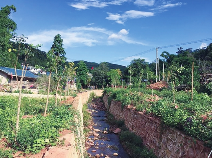西双版纳勐伴红卫村彝寨旧貌换新颜