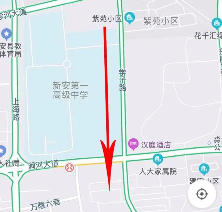 长垣老城区单行道图片