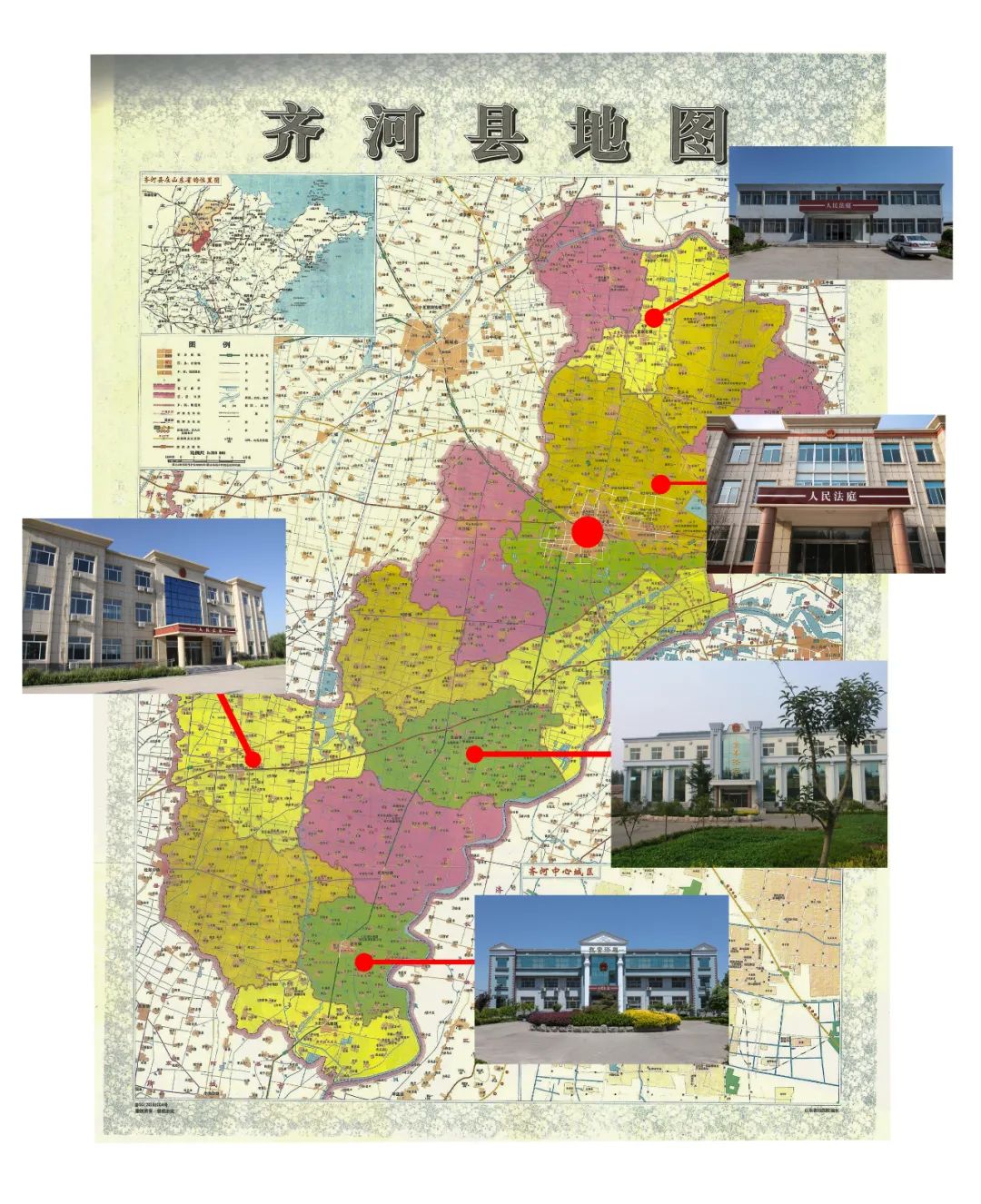 齐河县地图详细乡镇图片