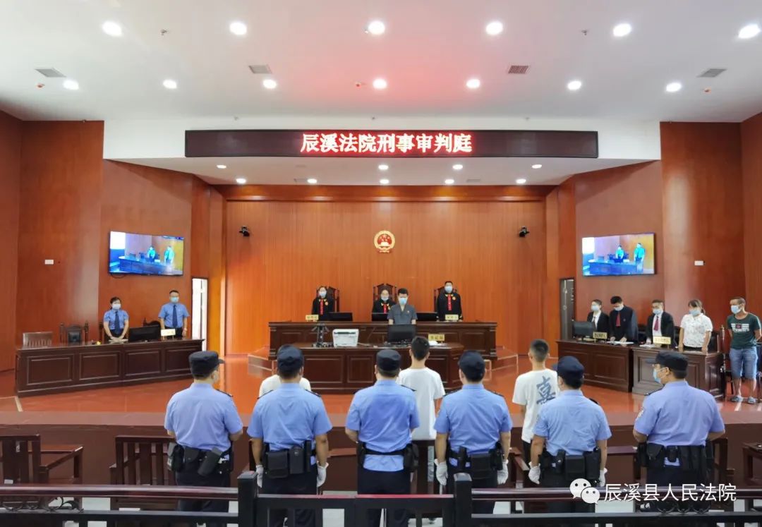 辰溪法院一审公开宣判欧阳道峥等10人恶势力犯罪集团案件