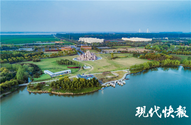 沿江披上生态绿如皋长青沙岛上种出金饽饽