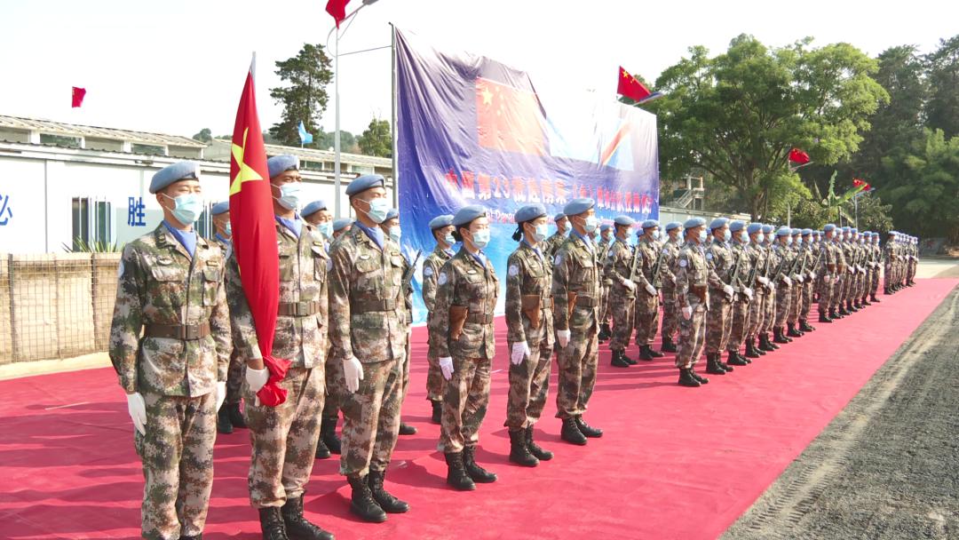 赞我赴刚果金维和官兵被授予联合国和平荣誉勋章