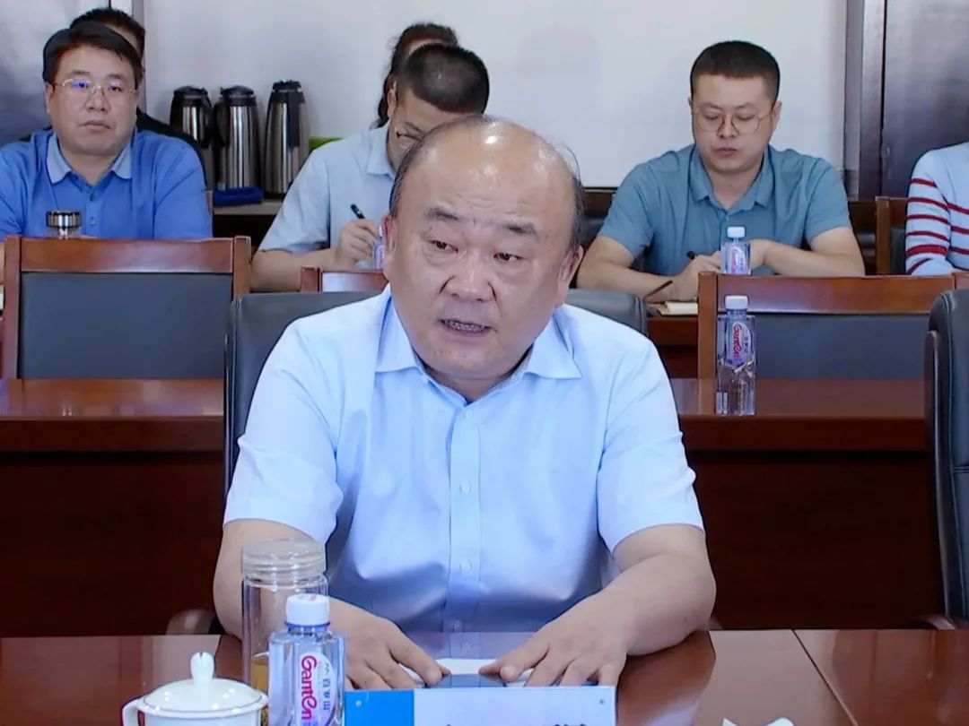 会上,甘肃省长城建设集团党委书记,董事长郭强对临洮考察团一行表示