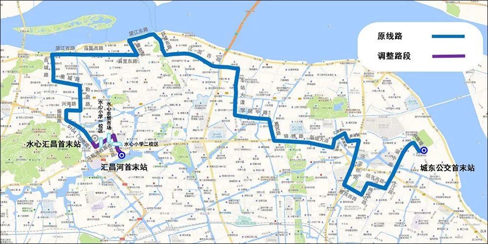 8月23日起,市区多条公交将调整线路