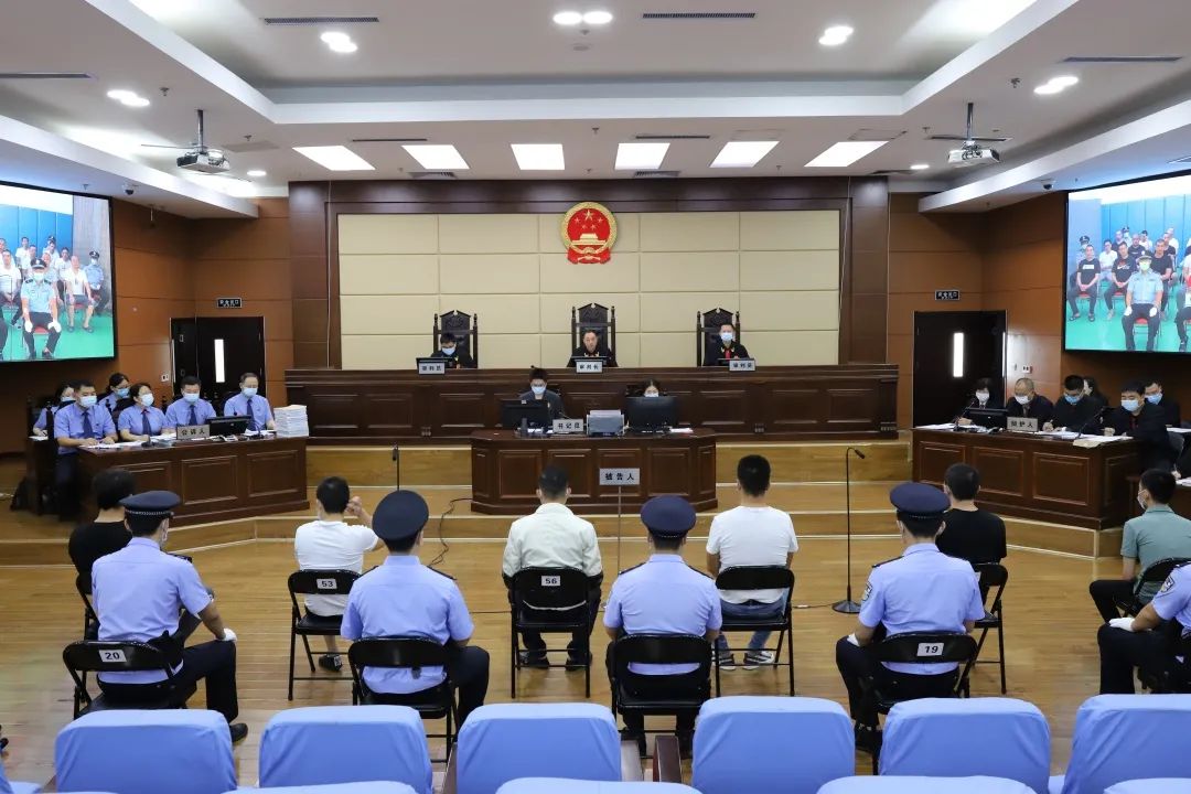 扫黑除恶专项斗争宝坻法院开庭审理王某东等28人涉黑案