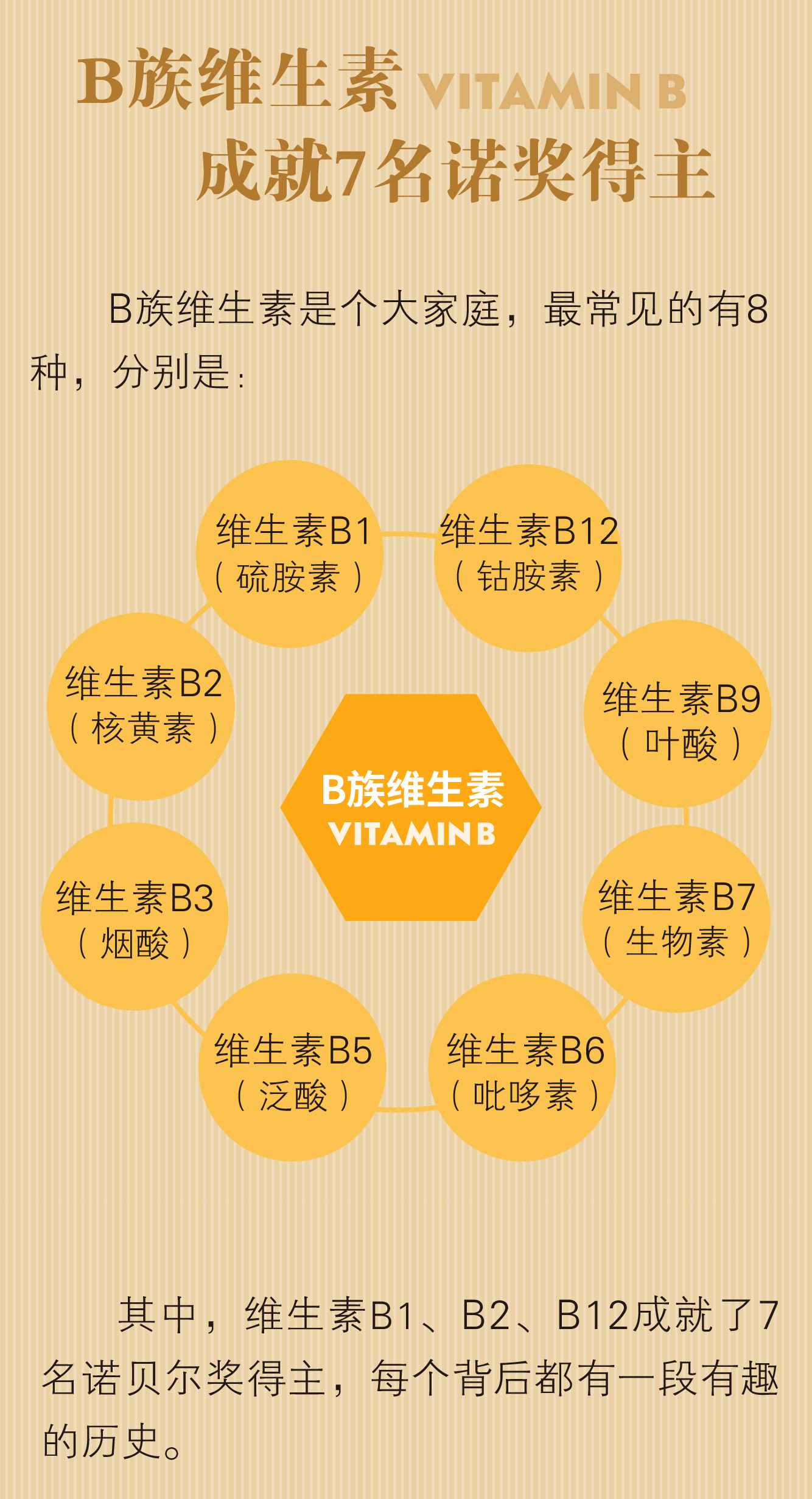 「b族维生素」拿下五届诺贝尔奖!100年间它救了很多人
