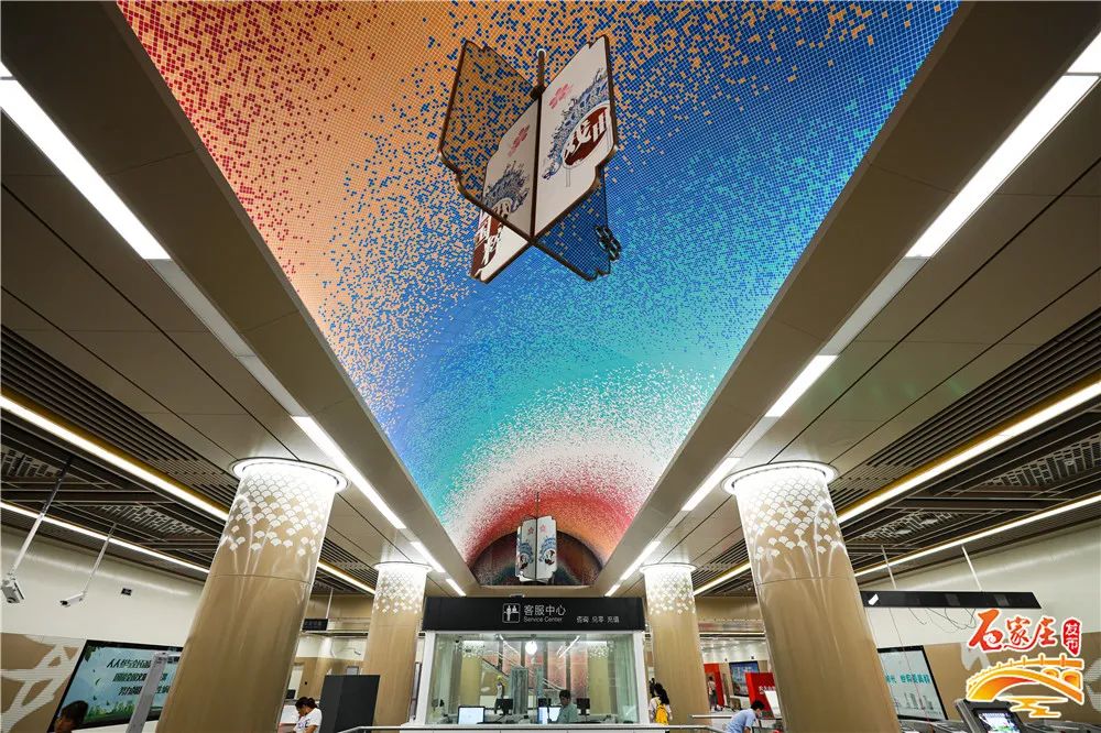 提前打卡现场实拍石家庄地铁2号线多座特色车站还有站名票价运营时间