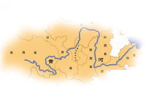 黄河流域城市分布图图片