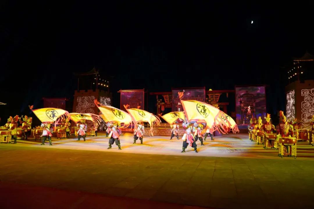七夕节九曲黄河灯阵启灯纳福大型实景剧张国臂掖首次公演