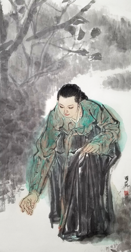 收藏与推荐画家李雄范的人物画艺术