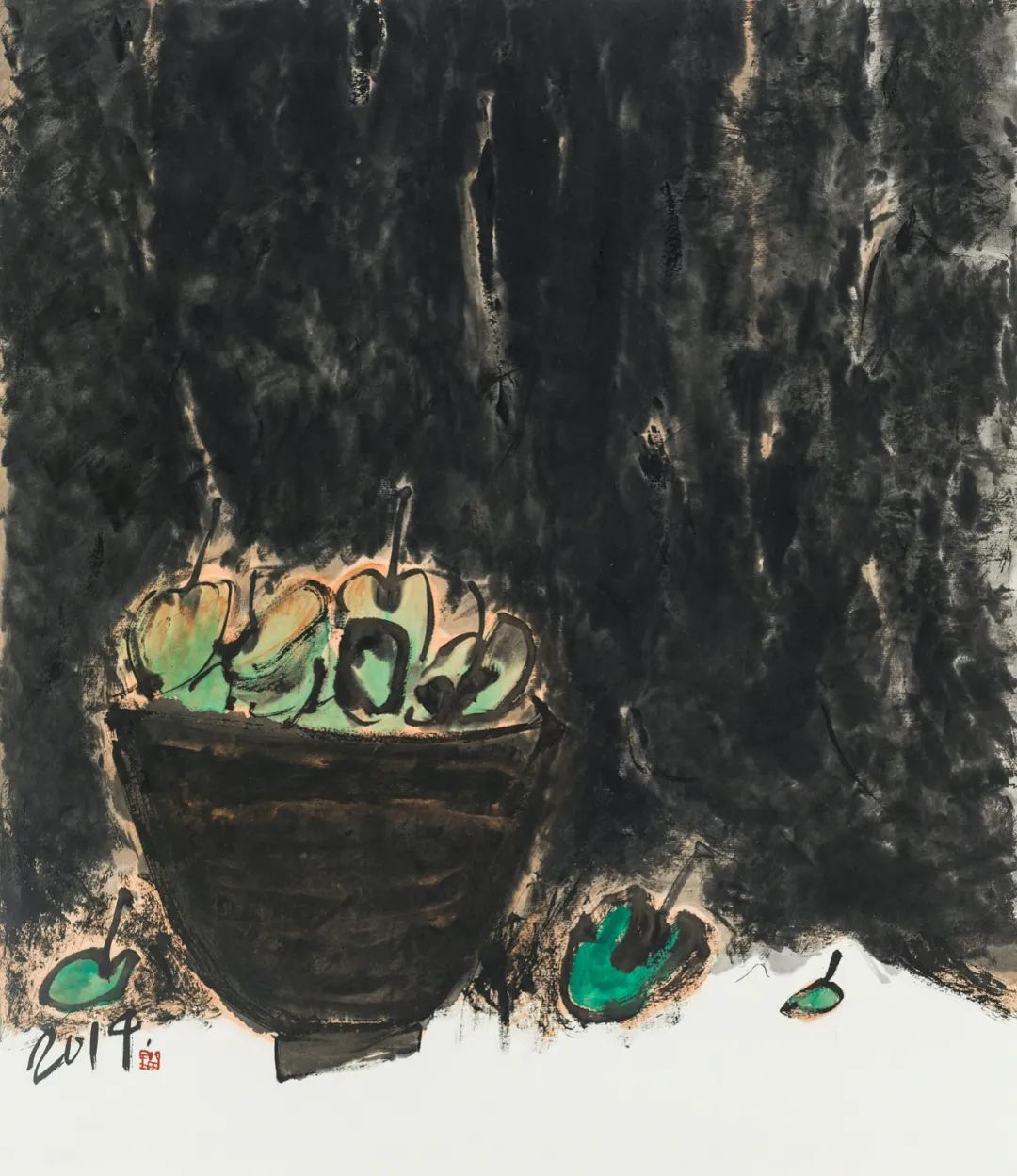 刘进安中国画的技法是一种性格