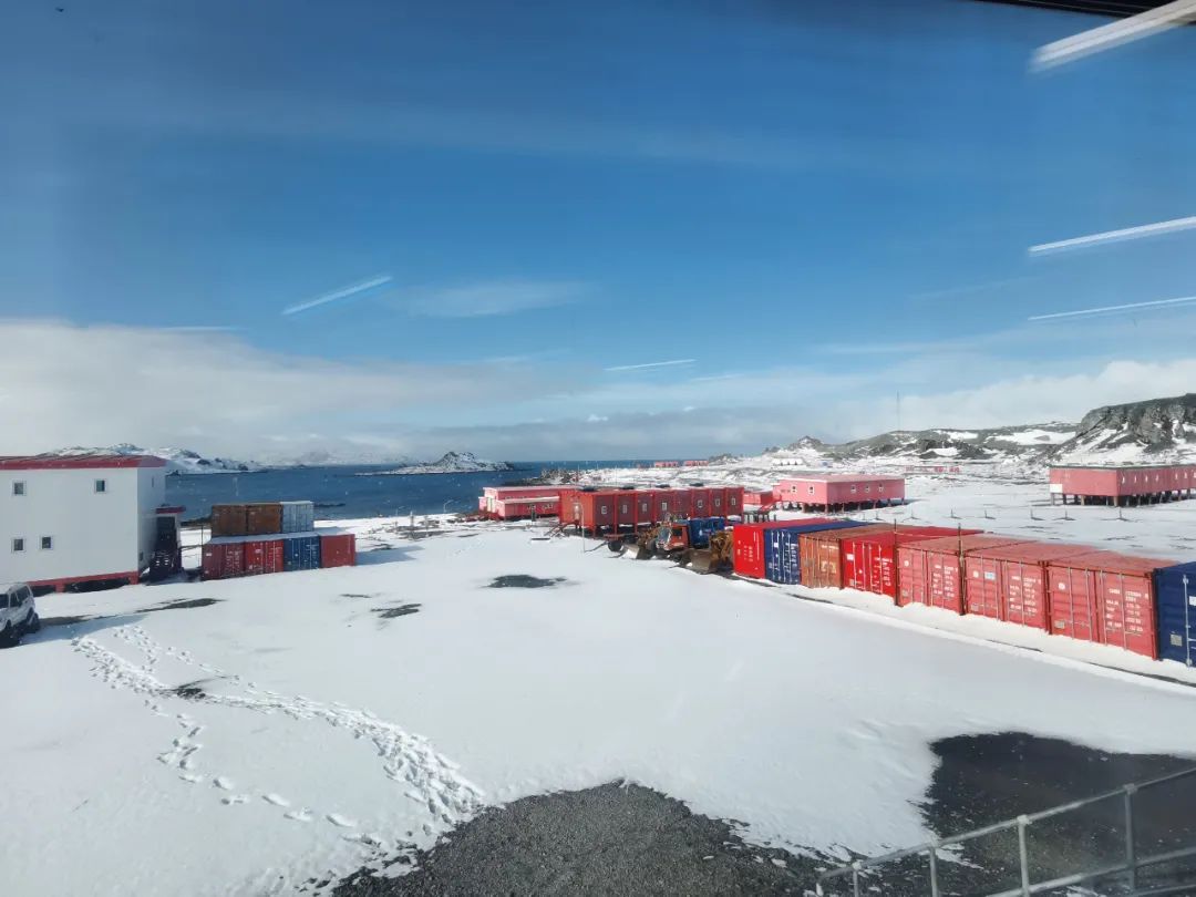 胡淼去年12月4日到达南极长城站.