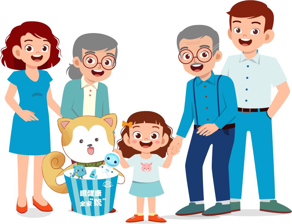 本周六晚7点来直播间领取眼健康全家统