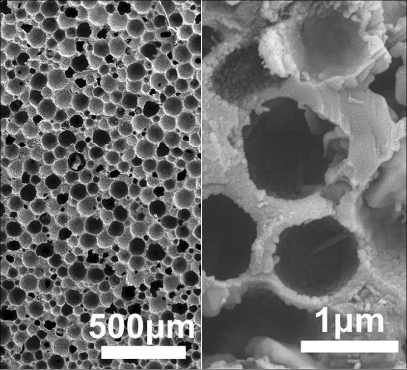 空心微珠组装多级孔陶瓷的力学性能通过在亚微米级尺度构建多级孔结构