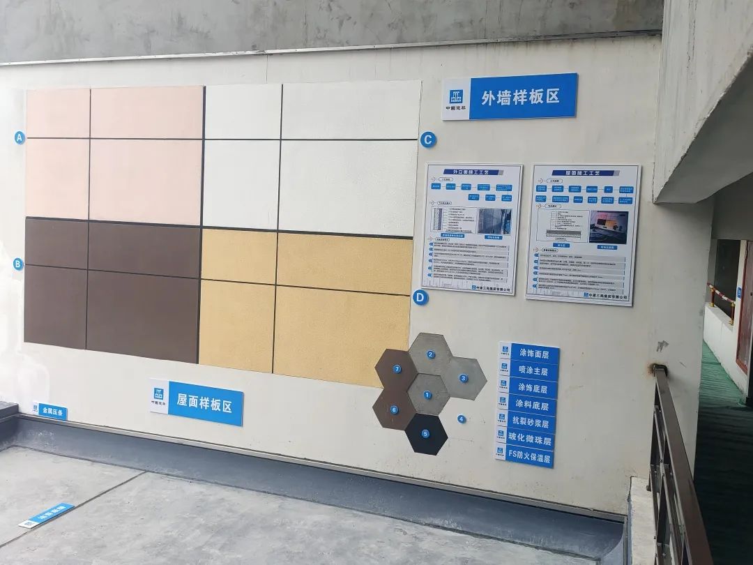 地面工序样板展示厨房地面工序样板展示石膏板吊顶工序样板展示  