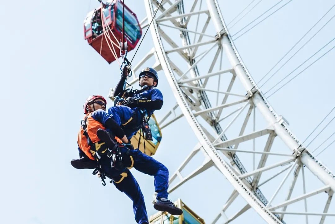 摩天营救云顶救援看徐汇消防特别行动队高空救援分队大事记