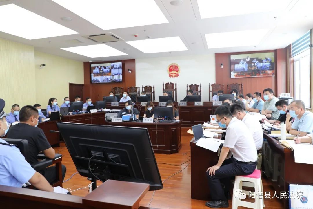 8月31日,阳信县人民法院通过现场和视频相结合方式对被告人徐青海