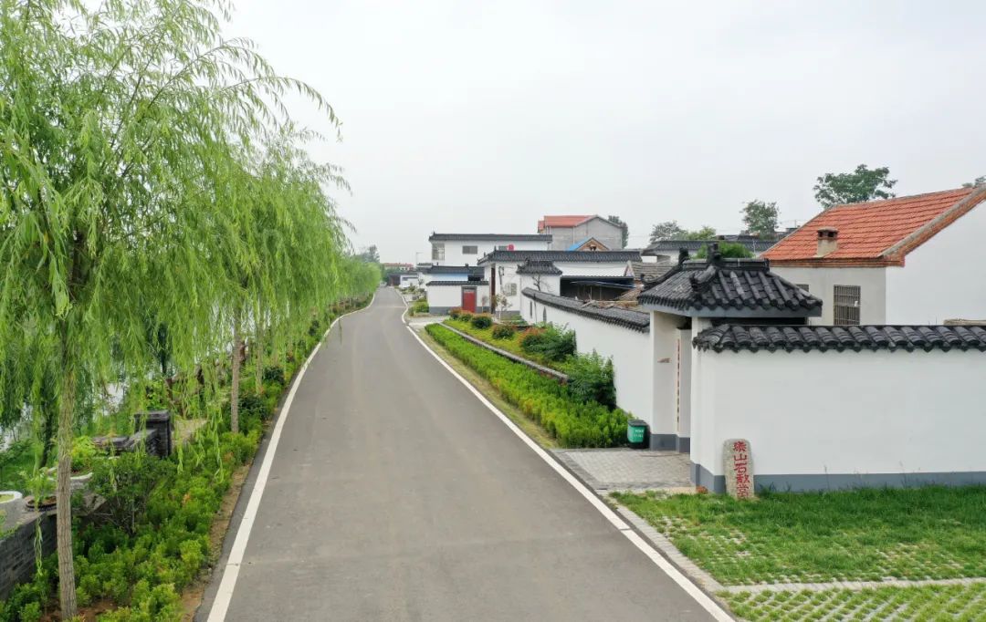 我家街巷最美系列展示济宁市邹城大束镇钓鱼台村