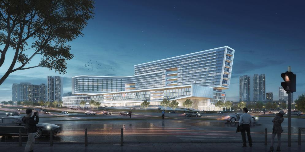 概念性设计方案定了!湘潭九华中心医院细节曝光