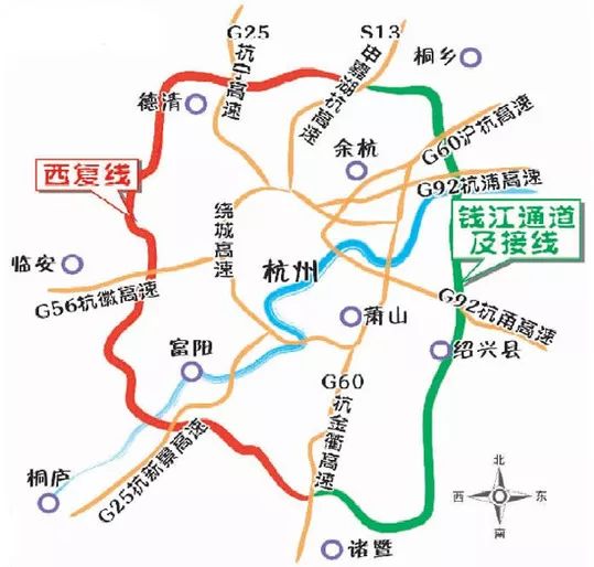 速看绍兴诸暨将添一双向6车道高速公路