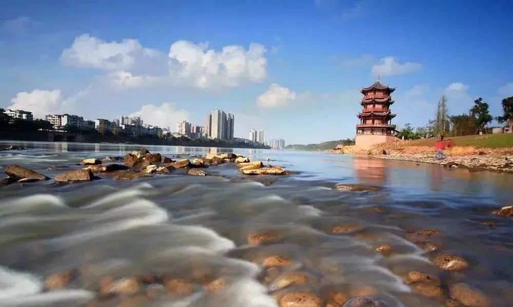 三江汇流,乐山自古"通江达海"!