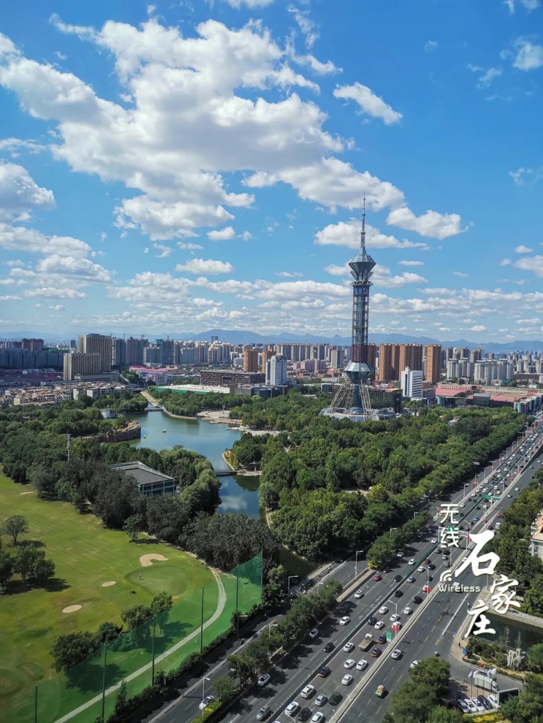 那么的高,那么的蓝秋高气爽的石家庄市民的朋友圈都被刷屏了今天摄影