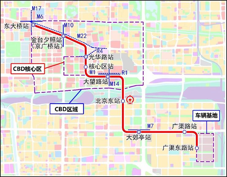 重磅设站9座斜穿cbd地铁28号线要来了