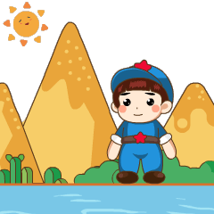 文明城市遵义人萌小兵拍了拍你