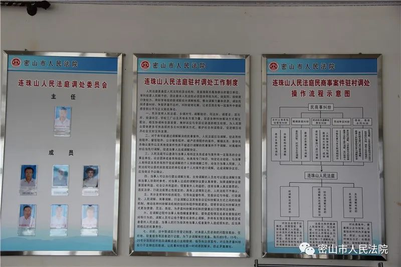 密山法院举行连珠山法庭驻村调解委员座谈会